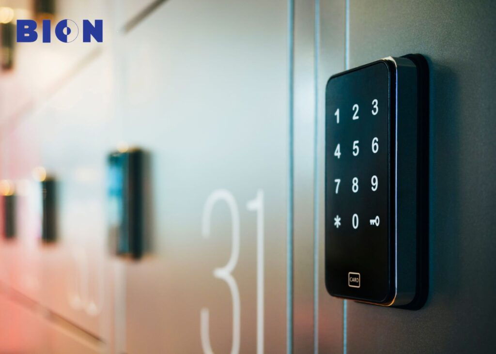 Digital keypad lock for smart access – Bion key management system.